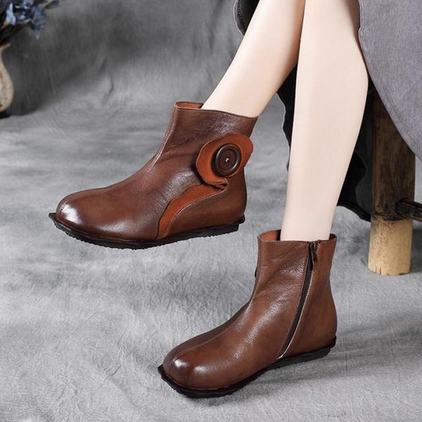 boots yourseason genuine leather ladies shoes 2021 round toe flat with button handmade concise ankle womens zipper platform, Black
boots yourseason genuine leather ladies shoes 2021 round toe flat with button handmade concise ankle womens zipper platform, Black