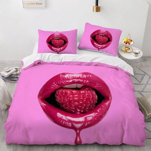 bedding sets 3d fashion duvet cover funny set bed linen red lips design comforter quilt colorful home textile drop
bedding sets 3d fashion duvet cover funny set bed linen red lips design comforter quilt colorful home textile drop