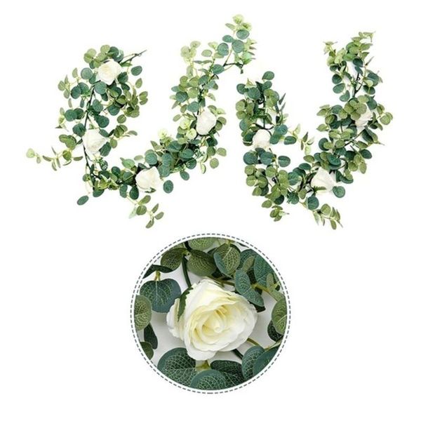 decorative flowers & wreaths artificial plant with 8 roses party romantic simulated eucalyptus insrattan 1.8m festive livingroom greenery
decorative flowers & wreaths artificial plant with 8 roses party romantic simulated eucalyptus insrattan 1.8m festive livingroom greenery