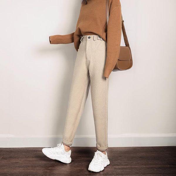 women's pants & capris 2021 long trousers women high waist casual office lady suit autumn winter business ankle-length fashion solid, Black;white
women's pants & capris 2021 long trousers women high waist casual office lady suit autumn winter business ankle-length fashion solid, Black;white