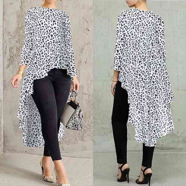womens leopard printed blouse zanzea asymmetrical shirt stylish casual long sleeve female o neck blusa oversize tunic, White
womens leopard printed blouse zanzea asymmetrical shirt stylish casual long sleeve female o neck blusa oversize tunic, White