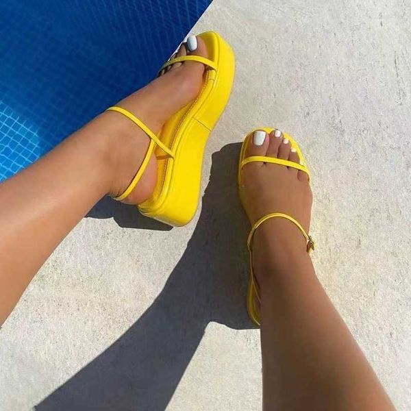 dress shoes pure color special design women summer sandals high platform decorate ankle strap anti-slippery, Black
dress shoes pure color special design women summer sandals high platform decorate ankle strap anti-slippery, Black