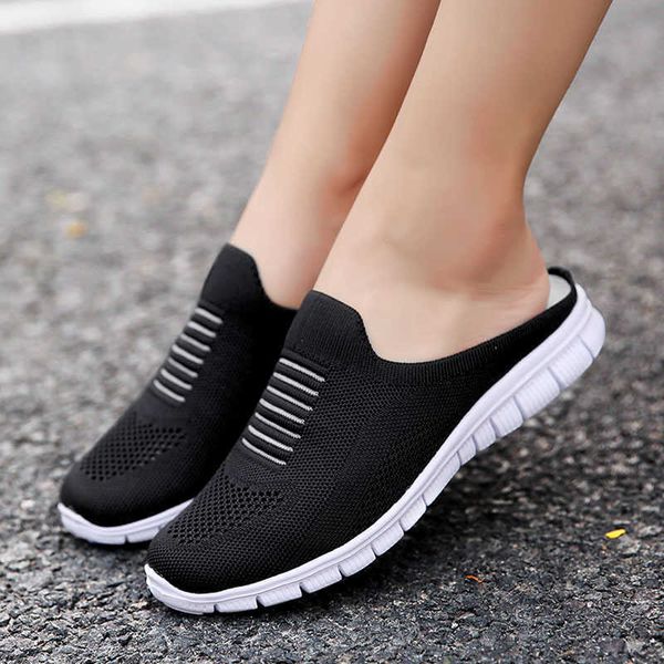 fashion new casual slip on half shoes for women 2020 breathable lightweight woman flats chaussure zapatillas de mujer deportiva y0907, Black
fashion new casual slip on half shoes for women 2020 breathable lightweight woman flats chaussure zapatillas de mujer deportiva y0907, Black