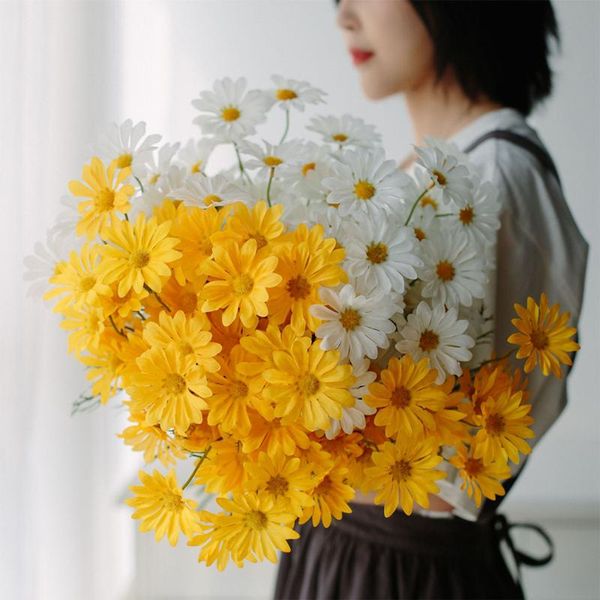 simulation flowers silk daisy bridal bouquet vase for wedding pography decoration props diy gift fake plants accessories decorative & wreath
simulation flowers silk daisy bridal bouquet vase for wedding pography decoration props diy gift fake plants accessories decorative & wreath