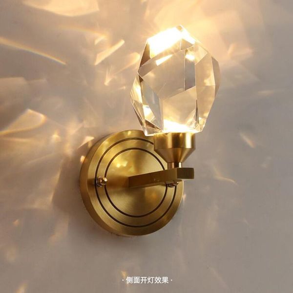 modern led crystal wall lamp copper living room bedroom bathroom light projection luxury tv bar home decor lamps
modern led crystal wall lamp copper living room bedroom bathroom light projection luxury tv bar home decor lamps