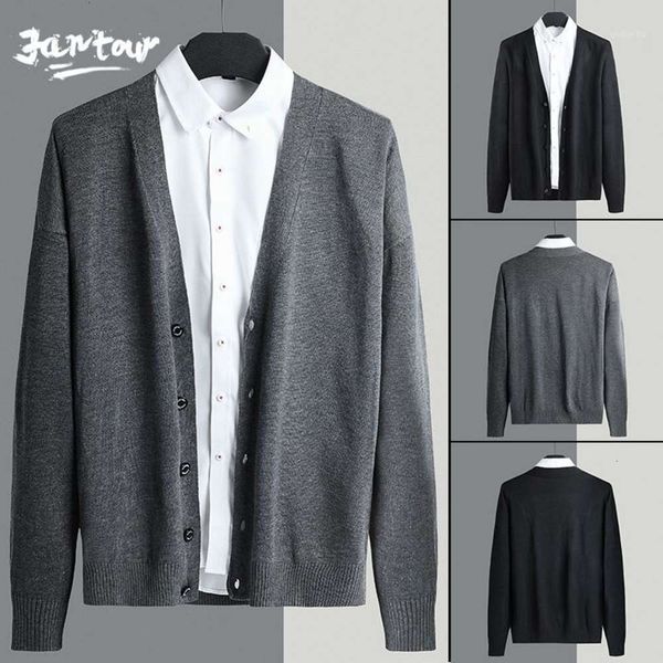 men's sweaters autumn winter long-sleeved v-neck cardigan single-breasted fashion men gray sweater big size -3 4 5 6xl1 uvc1, White;black
men's sweaters autumn winter long-sleeved v-neck cardigan single-breasted fashion men gray sweater big size -3 4 5 6xl1 uvc1, White;black