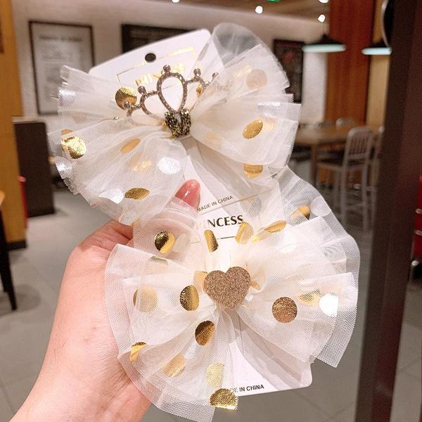 hair accessories handmade dot mesh bows soft girls heart sweet clips crown princess hairpin hairgrips barrettes kids, Slivery;white
hair accessories handmade dot mesh bows soft girls heart sweet clips crown princess hairpin hairgrips barrettes kids, Slivery;white