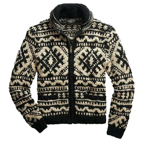 men's sweaters 2021 autumn winter loose jacquard knitted coat stand-up collar long-sleeved jacket sweater sy0020, White;black
men's sweaters 2021 autumn winter loose jacquard knitted coat stand-up collar long-sleeved jacket sweater sy0020, White;black