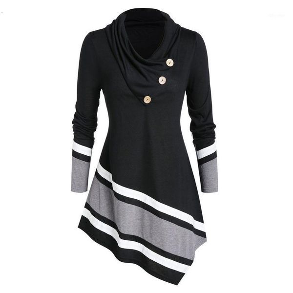 women's t-shirt winter striped printed women tshirts long oversized t shirt fashion button o-neck sleeve tshirt camisetas mujer1 igmw, White
women's t-shirt winter striped printed women tshirts long oversized t shirt fashion button o-neck sleeve tshirt camisetas mujer1 igmw, White