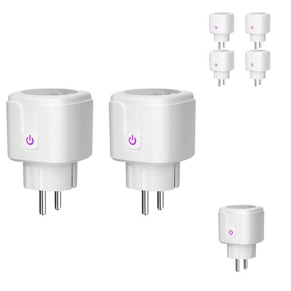 smart power plugs plug, mini wifi outlet works with alexa, google assistant, remote control your home appliances (eu plug)
smart power plugs plug, mini wifi outlet works with alexa, google assistant, remote control your home appliances (eu plug)