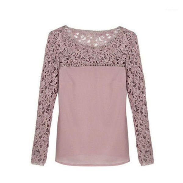 hirigin casual women shirt fashion blouse long sleeve lace chiffon slim hollow out ladies o-neck soft 2021 women's blouses & shirts, White
hirigin casual women shirt fashion blouse long sleeve lace chiffon slim hollow out ladies o-neck soft 2021 women's blouses & shirts, White