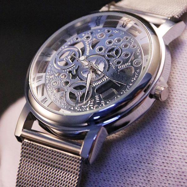 wristwatches luxury hollow steel watches men watch retro reloj hombre quartz wrist clock relogio gift masculino, Slivery;brown
wristwatches luxury hollow steel watches men watch retro reloj hombre quartz wrist clock relogio gift masculino, Slivery;brown