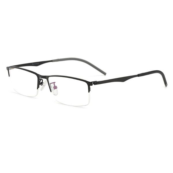 men business semi frameless titanium alloy glasses frame for prescription spectacles optical eyewear ip electroplating s6610 fashion sunglas, Black
men business semi frameless titanium alloy glasses frame for prescription spectacles optical eyewear ip electroplating s6610 fashion sunglas, Black