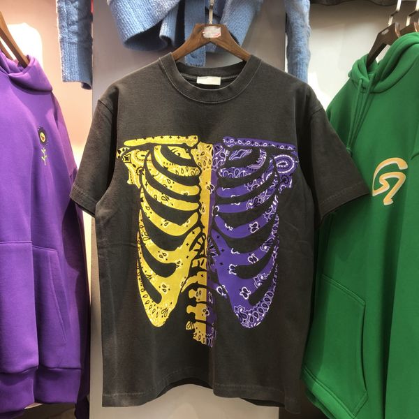 men's t-shirts ss vintage kapital male caju flower skeleton imprint t-shirt t harajuku streetwear fi13, White;black
men's t-shirts ss vintage kapital male caju flower skeleton imprint t-shirt t harajuku streetwear fi13, White;black