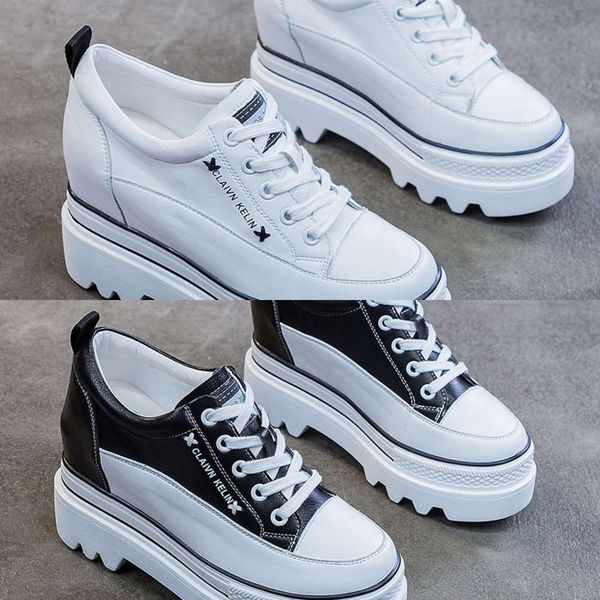 casual shoes 9cm thick sole leather small white women's 2021 new versatile casual muffin mwqn, Black
casual shoes 9cm thick sole leather small white women's 2021 new versatile casual muffin mwqn, Black