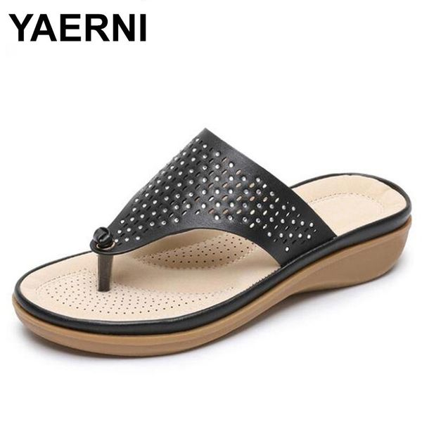 slippers yaerni2021 large size shoes for women bohemian thongs solid color flat slope with beach crystal breathable hollow, Black
slippers yaerni2021 large size shoes for women bohemian thongs solid color flat slope with beach crystal breathable hollow, Black