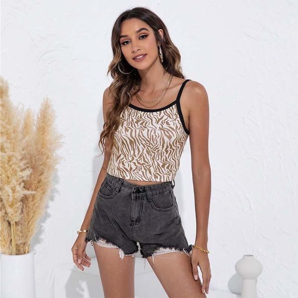 women's tanks & camis summer t shirt women clothes leopard sleeveless spaghetti strap vest casual backless streetwear sling crop, White
women's tanks & camis summer t shirt women clothes leopard sleeveless spaghetti strap vest casual backless streetwear sling crop, White