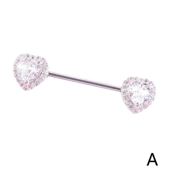 other wh alloy barbell nipple ring body jewelry for girls heart zircon crystal fashion piercing women q2r7, Slivery;golden
other wh alloy barbell nipple ring body jewelry for girls heart zircon crystal fashion piercing women q2r7, Slivery;golden