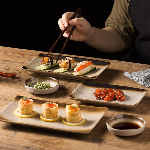 dishes & plates japanese ceramic meal plate restaurant cuisine sushi flat household saury sashimi rectangular retro tableware
dishes & plates japanese ceramic meal plate restaurant cuisine sushi flat household saury sashimi rectangular retro tableware