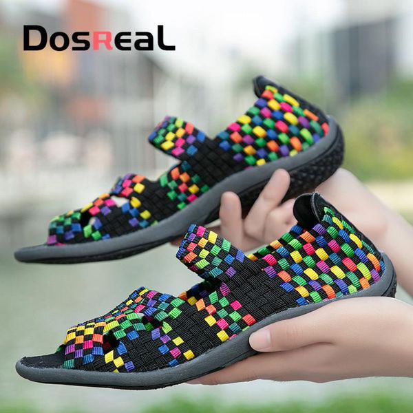 dosreal women colorful woven shoes summer comfot breathable sandals big size 42 fashion ankle-wrap flats, Black
dosreal women colorful woven shoes summer comfot breathable sandals big size 42 fashion ankle-wrap flats, Black