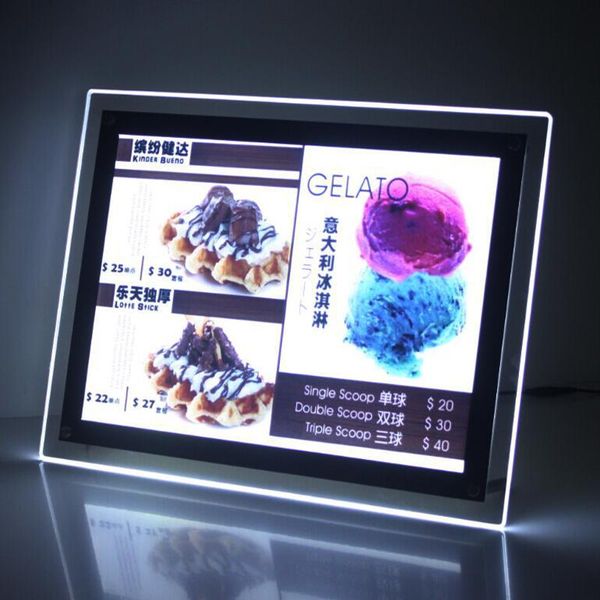 panel lights a3 single sided tableled light box,led illuminated for cafe,,retail stores
panel lights a3 single sided tableled light box,led illuminated for cafe,,retail stores