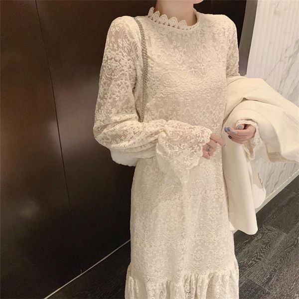 zcwxm 2021 spring fall women mid-calf dresses sweet lace o-neck flare sleeve elegant loose french style dress fashion casual, Black;gray
zcwxm 2021 spring fall women mid-calf dresses sweet lace o-neck flare sleeve elegant loose french style dress fashion casual, Black;gray