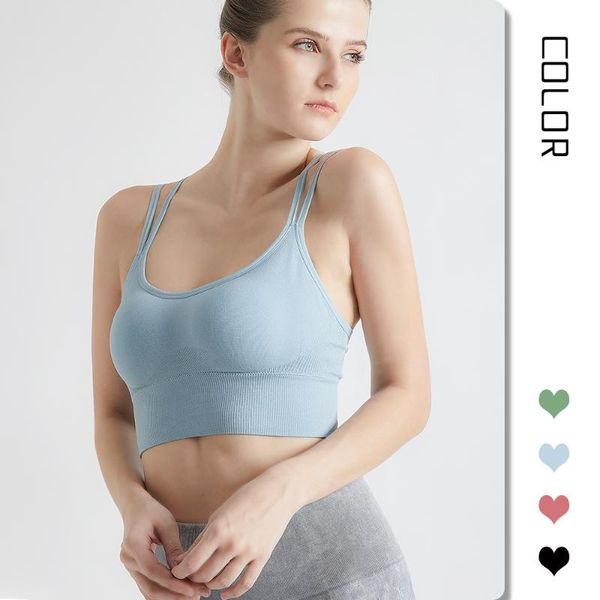 sports underwear women's back yoga fitness bra cross line running shaping gathered gym clothing, White;black
sports underwear women's back yoga fitness bra cross line running shaping gathered gym clothing, White;black