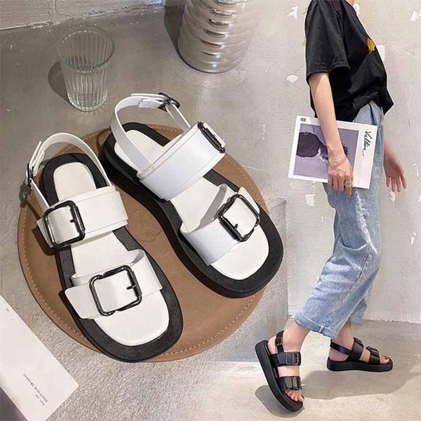 sandals women's 2021 summer fashion platform heel buckle women shoes open toe casual flat white sandalias de las mujeres, Black
sandals women's 2021 summer fashion platform heel buckle women shoes open toe casual flat white sandalias de las mujeres, Black