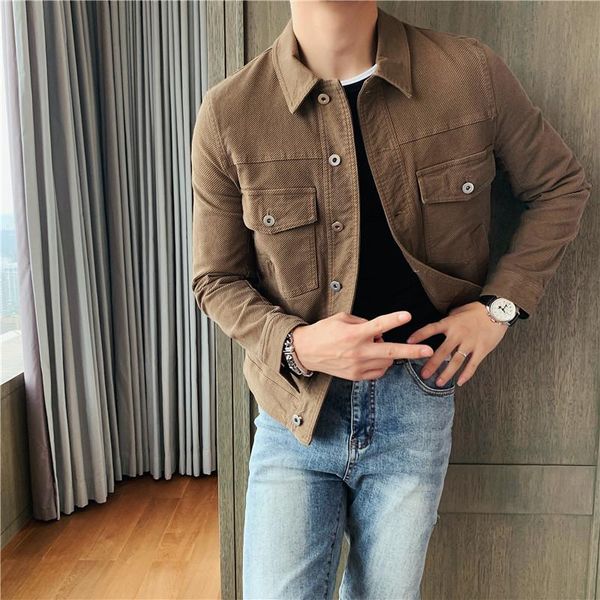 men's jackets korean fashion autum jacket slim-fit lapel short youth casual handsome men clothing streetwear windbreaker outwear, Black;brown
men's jackets korean fashion autum jacket slim-fit lapel short youth casual handsome men clothing streetwear windbreaker outwear, Black;brown