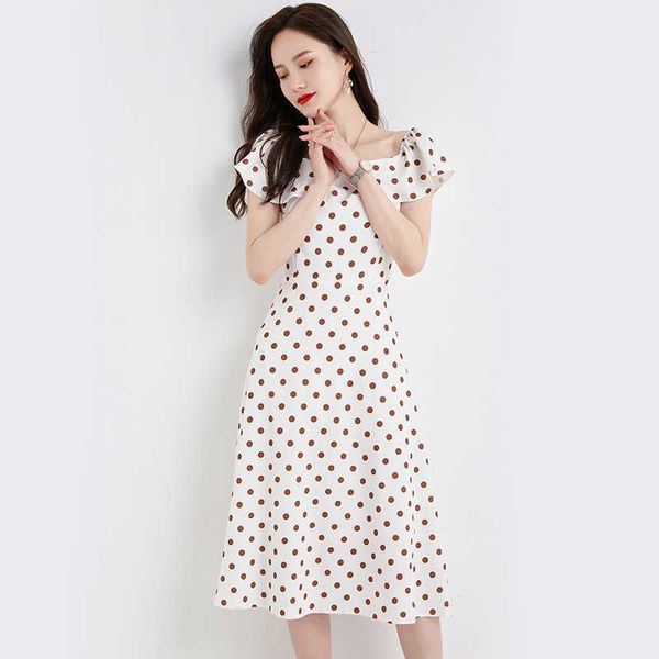 french temperament platycodon grandiflorum polka dot drs summer women's 2021 tender first love sweet fairy skirt, Black;gray
french temperament platycodon grandiflorum polka dot drs summer women's 2021 tender first love sweet fairy skirt, Black;gray