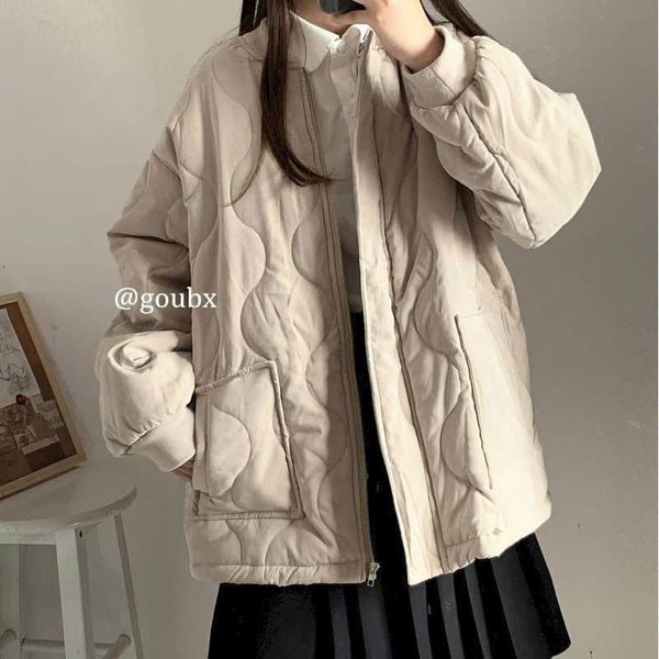 women's jackets quilted jacket, korean loose diamond cotton soft coat, hong kong style thick clothes, autumn and winter, 2021, Black;brown
women's jackets quilted jacket, korean loose diamond cotton soft coat, hong kong style thick clothes, autumn and winter, 2021, Black;brown