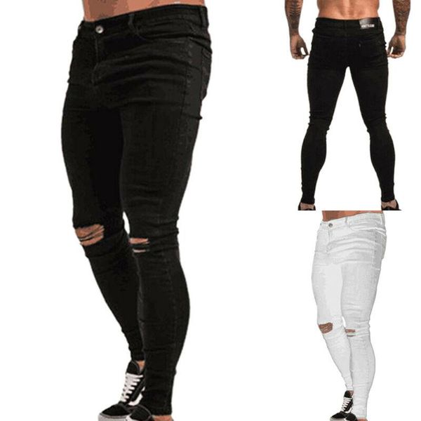 men's jeans mens stretch ripped denim long slim fit skinny trousers distressed sheath solid hole full length man's clothing pants, Blue
men's jeans mens stretch ripped denim long slim fit skinny trousers distressed sheath solid hole full length man's clothing pants, Blue