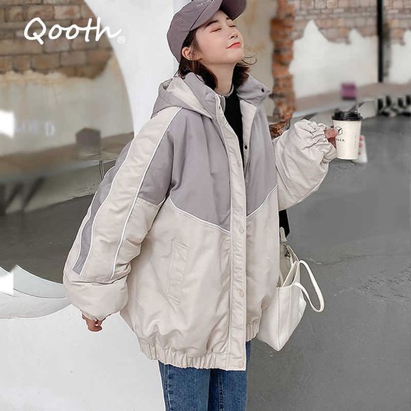 qooth spring jacket ins trendy long sleeve loose female oversize coat windbreaker patchwork for women qt215 210609, Black;brown
qooth spring jacket ins trendy long sleeve loose female oversize coat windbreaker patchwork for women qt215 210609, Black;brown