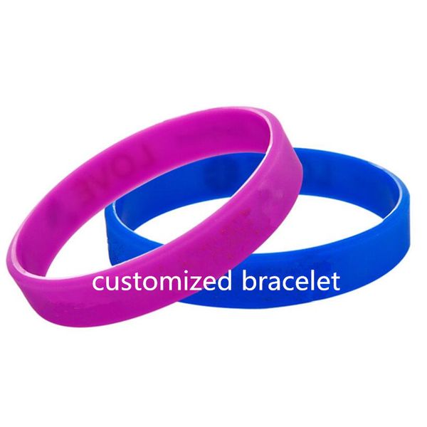 for customized silicone bracelet print carved your logo texts rubber sport wristband, Black
for customized silicone bracelet print carved your logo texts rubber sport wristband, Black