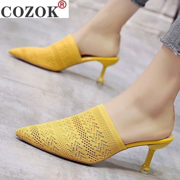 dress shoes summer fashion casual woman leaky heel baotou comfortable 2021 high heels pointed toe elegant mesh surface, Black
dress shoes summer fashion casual woman leaky heel baotou comfortable 2021 high heels pointed toe elegant mesh surface, Black