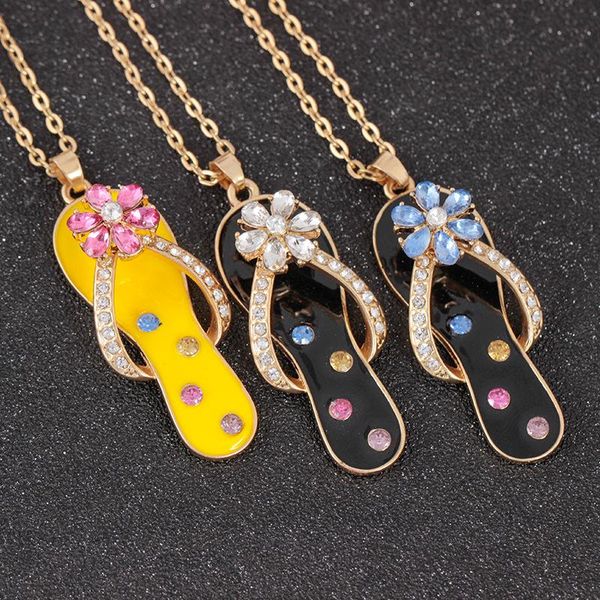 pendant necklaces fashion colorful painting oil rotating flower flip flop chain necklace for women gift, Silver
pendant necklaces fashion colorful painting oil rotating flower flip flop chain necklace for women gift, Silver