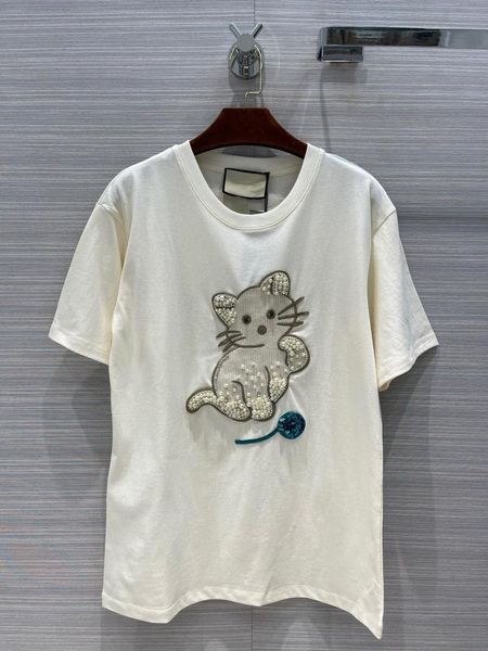 women's t-shirt 2021 summer casual clothes sweet cartoon white women fashion embroidery black tee
women's t-shirt 2021 summer casual clothes sweet cartoon white women fashion embroidery black tee