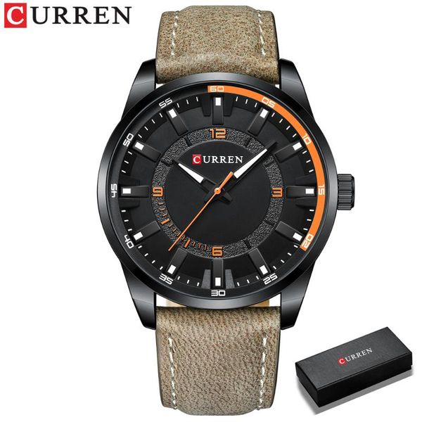 wristwatches curren mens watches male clocks sport military waterproof clock leather strap quartz business men watch gift, Slivery;brown
wristwatches curren mens watches male clocks sport military waterproof clock leather strap quartz business men watch gift, Slivery;brown