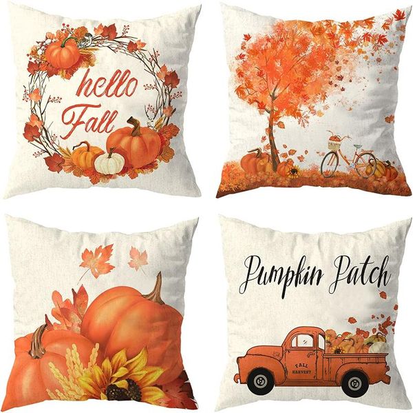 pillow case cover set throw autumn decorations pumpkin cushion for halloween thanksgiving day
pillow case cover set throw autumn decorations pumpkin cushion for halloween thanksgiving day