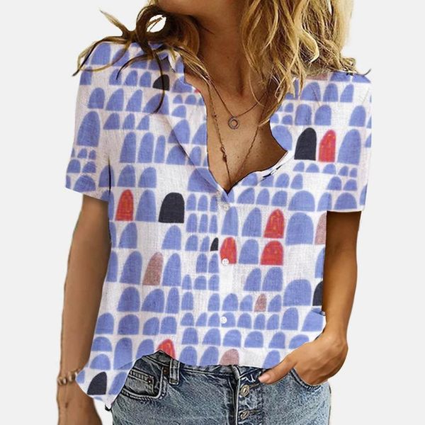 women's blouses & shirts patchwork printed summer women loose button turn down neck all match basic harajuku short sleeve shirt camiset, White
women's blouses & shirts patchwork printed summer women loose button turn down neck all match basic harajuku short sleeve shirt camiset, White