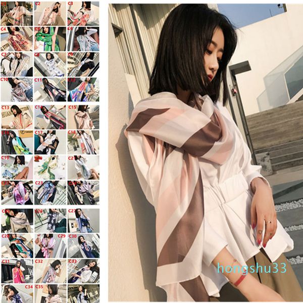 luxury 40 colors silk satin thin scarf winter scarf shawl woman poncho bandana luxury designer stoles, Blue;gray
luxury 40 colors silk satin thin scarf winter scarf shawl woman poncho bandana luxury designer stoles, Blue;gray