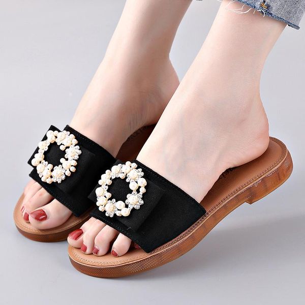 slippers shoes women summer pantofle slides fashion low butterfly-knot 2021 luxury rubber flat pu tpr basic, Black
slippers shoes women summer pantofle slides fashion low butterfly-knot 2021 luxury rubber flat pu tpr basic, Black
