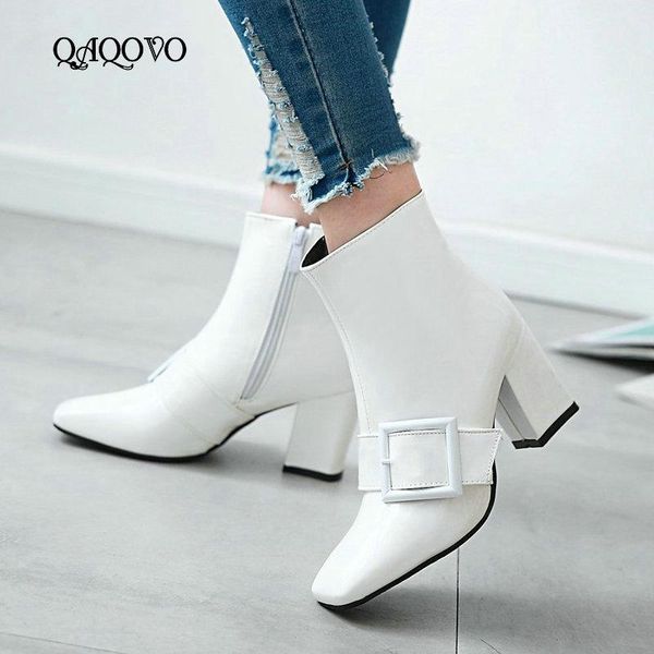 boots spring autumn women shoes fashion square toe high heel ankle zipper winter ladies white black 2021
boots spring autumn women shoes fashion square toe high heel ankle zipper winter ladies white black 2021