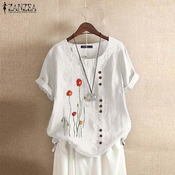 women's summer embroidery blouse fashion o neck tunic casual short sleeve blusas female floral tee shirts plus size blouses &, White
women's summer embroidery blouse fashion o neck tunic casual short sleeve blusas female floral tee shirts plus size blouses &, White