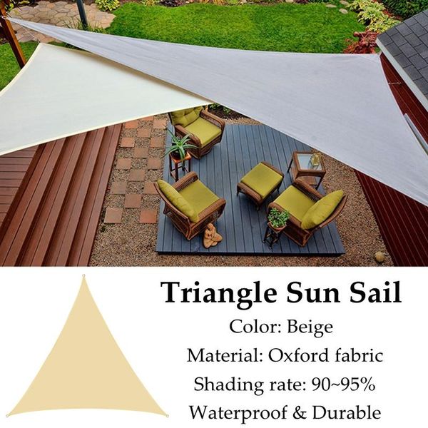 shade beige color triangle sun sail oxford shading rate 95% waterproof polyester fabrics outdoor anti-uv cooling garden gazebo awning
shade beige color triangle sun sail oxford shading rate 95% waterproof polyester fabrics outdoor anti-uv cooling garden gazebo awning