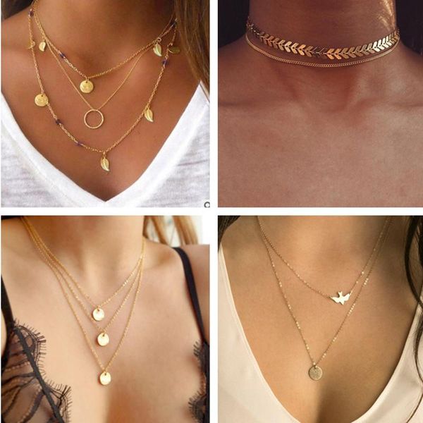 chokers vintage bohemian natural stone beads peace water droplets clavicle chain necklaces for women valentine's day gifts, Golden;silver
chokers vintage bohemian natural stone beads peace water droplets clavicle chain necklaces for women valentine's day gifts, Golden;silver