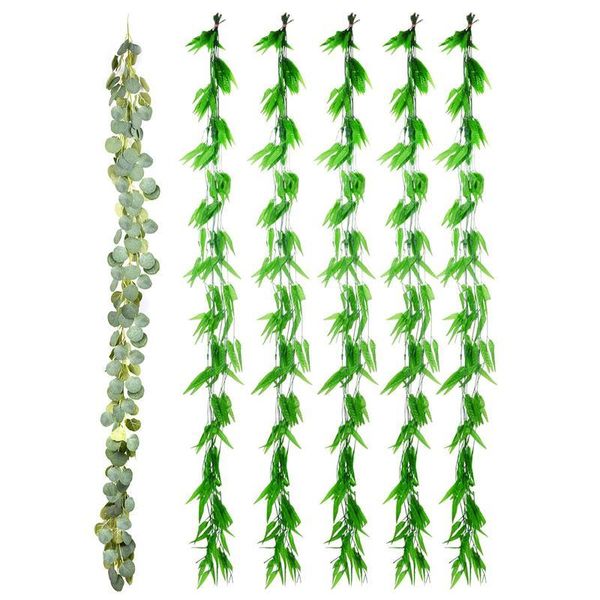 51pcs lifelike simulation plants artificial vine eucalyptus leaf willow fake home garden decor pography props decorative flowers & wreaths
51pcs lifelike simulation plants artificial vine eucalyptus leaf willow fake home garden decor pography props decorative flowers & wreaths