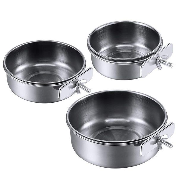 other bird supplies 3 pieces of feeder cup stainless steel parrot animal cage water food bowl (s+m+l)
other bird supplies 3 pieces of feeder cup stainless steel parrot animal cage water food bowl (s+m+l)