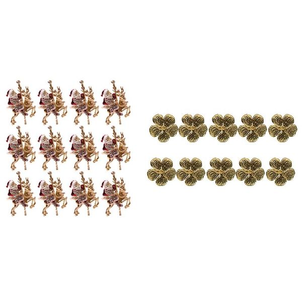 napkin rings 22 pcs restaurant el dining table santa claus ring, 12 christmas reindeer & 10 plum flower
napkin rings 22 pcs restaurant el dining table santa claus ring, 12 christmas reindeer & 10 plum flower