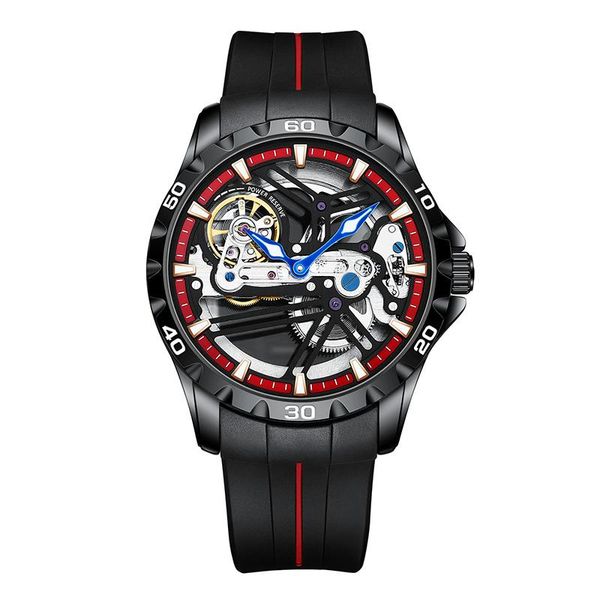 wristwatches special design transparent case skeleton sport luxury watch men's mechanical rubber band automatic tourbillon watches, Slivery;brown
wristwatches special design transparent case skeleton sport luxury watch men's mechanical rubber band automatic tourbillon watches, Slivery;brown